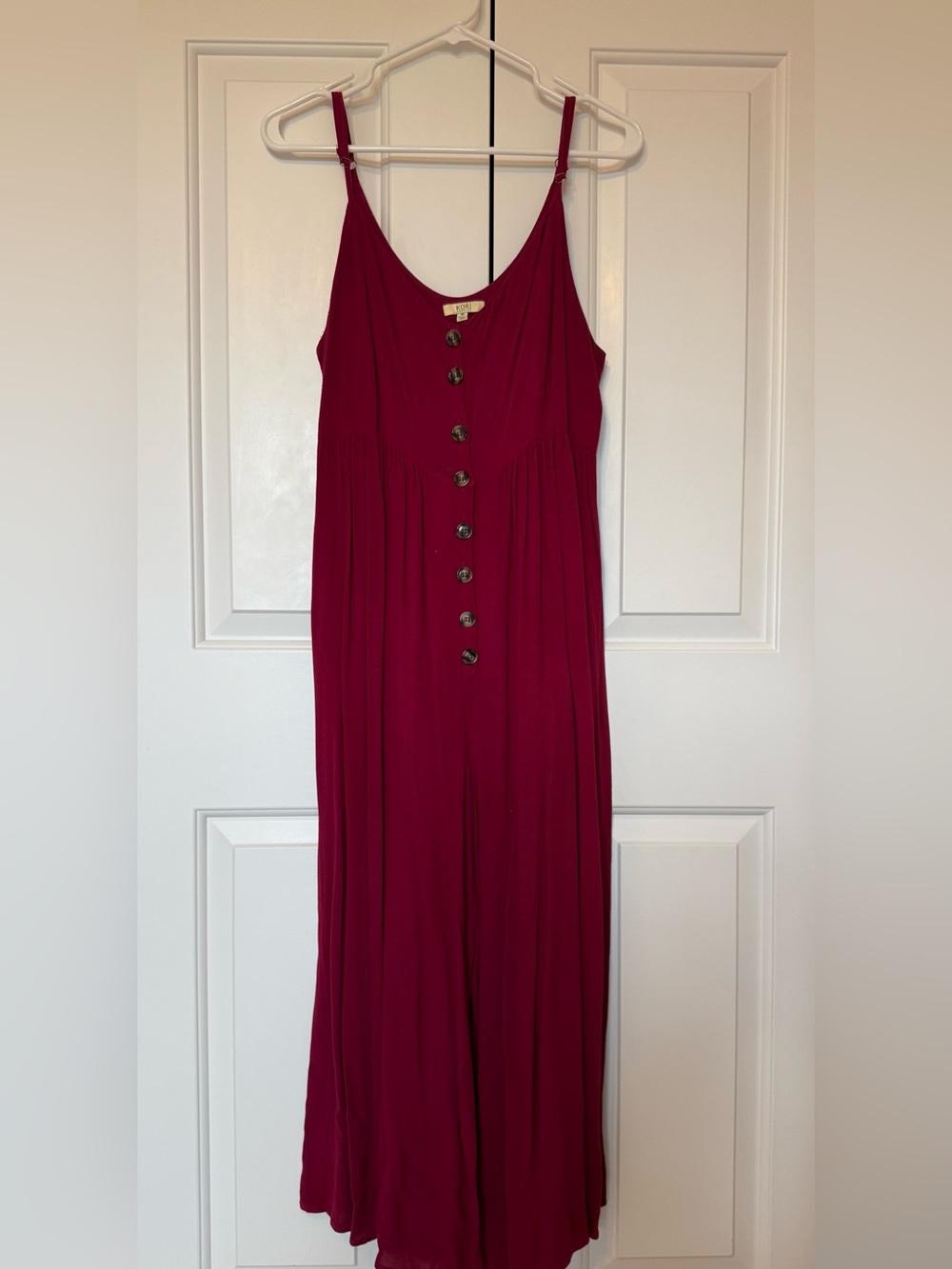 Kori Button-Front Jumpsuit